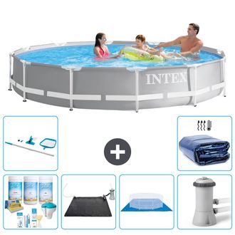 Intex Piscina Prism Frame Redonda - 366x76 Cm - 7-piezas S20527