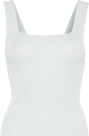 Twinset Aqua Groene Top voor Vrouwen - Dames - Tops zonder mouwen - Blauw - L - Polyester - Tops