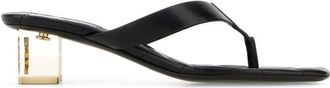 Saint Laurent Black Slip On Heels