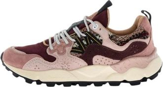 Flower Mountain Yamano 3 - Dames - Sneakers - Paars - 38 EU - Leer - Schoenen