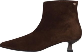 Fred De La Bretoniere Dames, Schoenen, Bruin, Maat: 42 EU Zijde