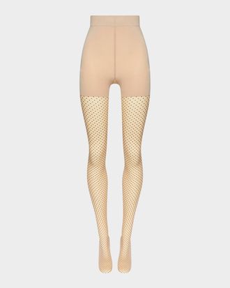 Wolford Geometric Dots Control-Top Tights