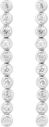 Effy Sterling Silver Lab Grown Diamond Linear Drop Earrings at Nordstrom Rack