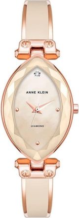 Anne Klein Classic Rose Gold-tone Dial Ladies Watch AK-4018BHRG