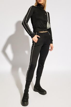 Diesel Sweatpants P-JAM-PIPING-D, Womens, Black