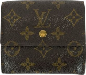 Louis Vuitton Brown Pvc Wallet (Tri-Fold) (Pre-Owned)