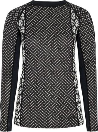 Kari Traa Lekker L/S Merinounterw&auml;sche f&uuml;r Damen | grau/schwarz