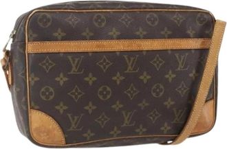 Louis Vuitton Pre-owned Monogram Schoudertas - Dames - Vintage Schoudertas - Bruin - ONE Size - Leer - Vintage