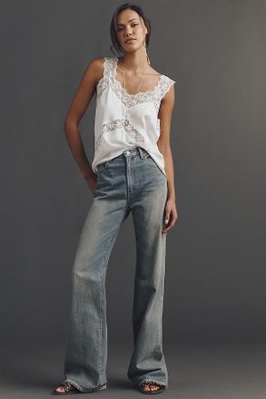 Denimist Dena High-Rise Wide-Leg Jeans