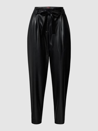 HUGO BOSS Paperbag-Hose in Leder-Optik Modell Hereta