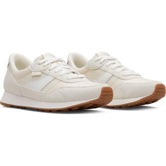 Kizik Siena Lace-Up Walking Sneaker in Pristine/bright White at Nordstrom, Size 11.5