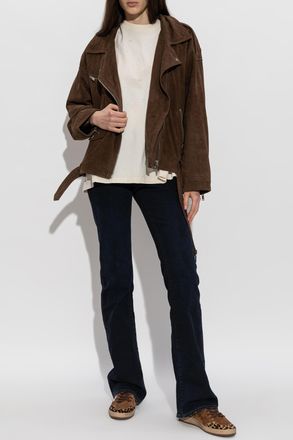 Golden Goose Flared Leg Jeans, Womens, Navy Blue