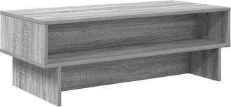 vidaXL Mesa De Caf&eacute; Sonoma Gris 100 X 46 X 35 Cm Madera De Ingenier&iacute;a Vidaxl
