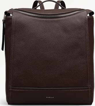 Radley London Dark Oak Medium Ziptop Backpack Oak Street AW25 Radley London