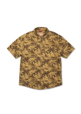 Iron And Resin Mens Sundown Shirt In Khaki