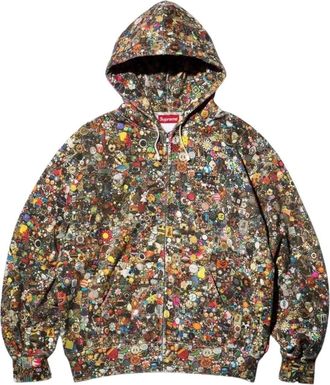 SUPREME x Mike Kelley SS26 Zip Up Hooded Sweatshirt Multicolor SUP-SS26-171