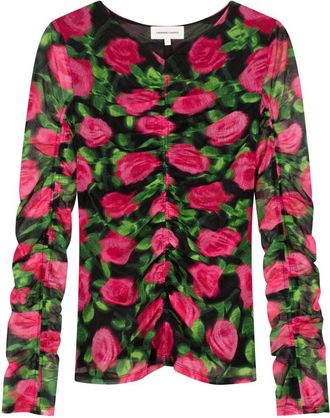 Fab By Fabienne Chapot Karlis Top - Dames - Blouses - Veelkleurig - L - Leer - Overhemden