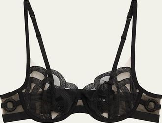 Livy Kimbaku Embroidered Underwire Balconette Bra