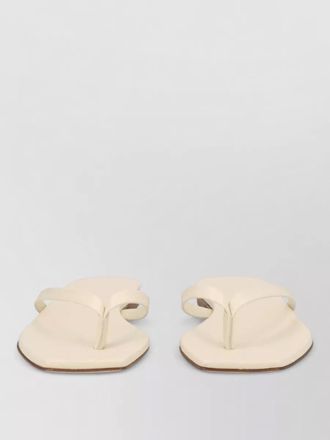 Aeyde flat sole open toe thong strap sandals