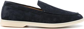 Henderson Baracco Logo-embroidered Suede Loafers