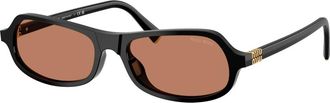 Miu Miu Sunglasses, unisex, Black, Size: 55 MM B10Su Sunglasses