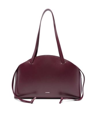 Jil Sander medium Curve shoulder bag - Red