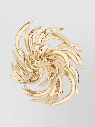 Miu Miu brass brooch