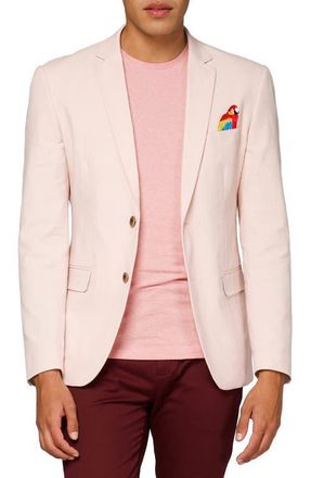 OppoSuits Deluxe Tropical Bird Embroidered Sport Coat in Pink at Nordstrom, Size 36