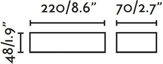 Faro Barcelona Doro-13 Led Aplique De Pared Blanca 71900