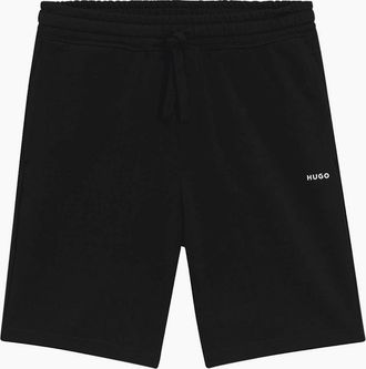 HUGO BOSS Mens Dayono Cotton Regular Fit Black Shorts - Size: 32/30/31