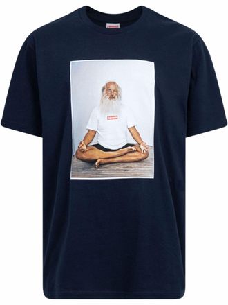 SUPREME Rick Rubin crew neck T-shirt - Blue