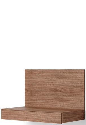 New Works Wand Schreibtisch Tana 85 x 57.8 cm, Nussbaum