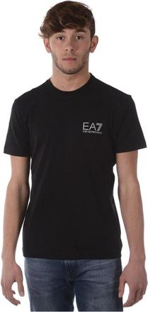 Emporio Armani Casual Sweatshirt - Heren - T-shirts - Zwart - M - Katoen - Tops