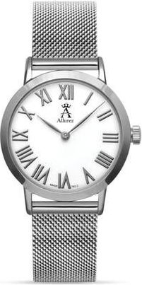 Allurez Womens Stainless Steel Mesh Bracelet Watch in Silver at Nordstrom