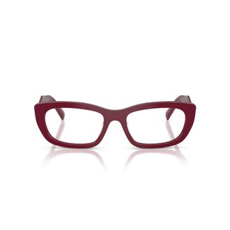 Prada 0pr D09v Wide Acetate Rectangular Eyeglasses