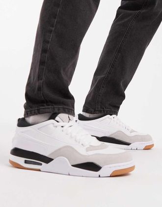 Nike Jordan Nike - Air Jordan 4 RM - Sneakers bianche, grigie e verdi-Bianco