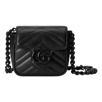 Gucci (WMNS) Gucci GG Marmont Belt Bag Black 739599-UM8KV-1000