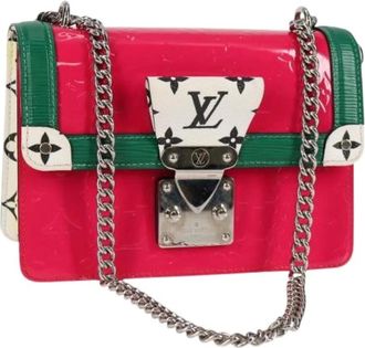Louis Vuitton Pre-owned Cross Body Bags, female, Pink, Size: ONE SIZE Pre-owned Patent Leather Shoulder Bag