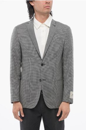Corneliani CC COLLECTION Houndstooth RIGHT Blazer size 48