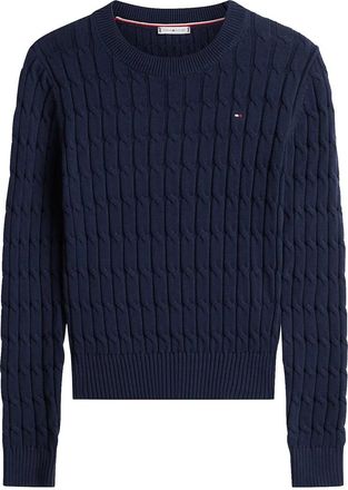 Tommy Hilfiger Co Cable Mid Gg C-Nk Ls Swt Clothing