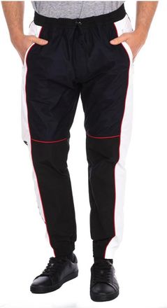 Dsquared2 Sportieve Elastische Taille Track Broek - Heren - Sweatpants - Zwart - M - Polyester - Broeken