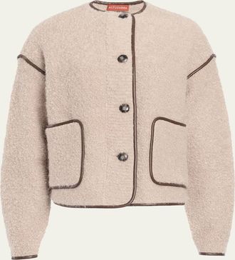 Altuzarra Irving Single-Breasted Alpaca Boucle Jacket