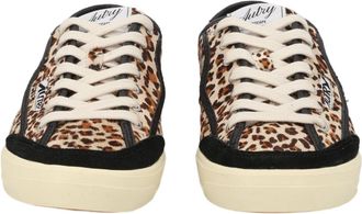 Autry Leopard Print Low-Top Sneakers with Cream Accents
