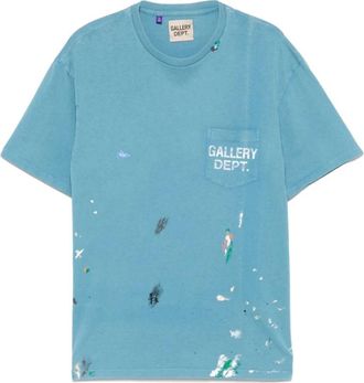 Gallery Dept. Turquoise Blauw-Groene Zak T-shirt - Heren - T-shirts - Blauw - XL - Tops