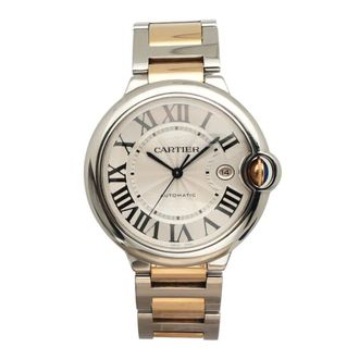 Cartier Pre-owned Cartier Ballon Bleu De Cartier Silver Dial Mens Watch W69009Z3