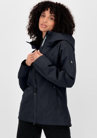 Alife And Kickin Softshelljacke ALIFE & KICKIN KANAAKA, Damen, Gr. XXL, blau (marine), Web, Obermaterial: 100% Polyester, unifarben, normal, Jacken Softshelljacke
