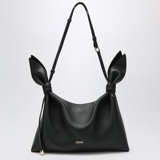 Loewe Medium Scarf bag in black leather