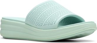 Clarks Drift Twist Wedge Slide Sandal in Mint at Nordstrom Rack, Size 7.5