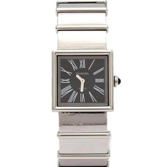 Chanel Pre-owned Vintage Polshorloge - Dames - Vintage Horloges - Zwart - ONE Size - Vintage