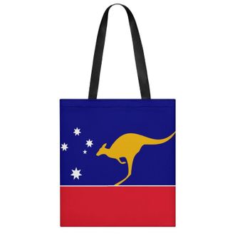 Generic Australian Independent Flag Womens Tote Casual Shopping Bag Lightweight Shoulder Bags Hobos Handbag for Work Travel Daily 35x40cm